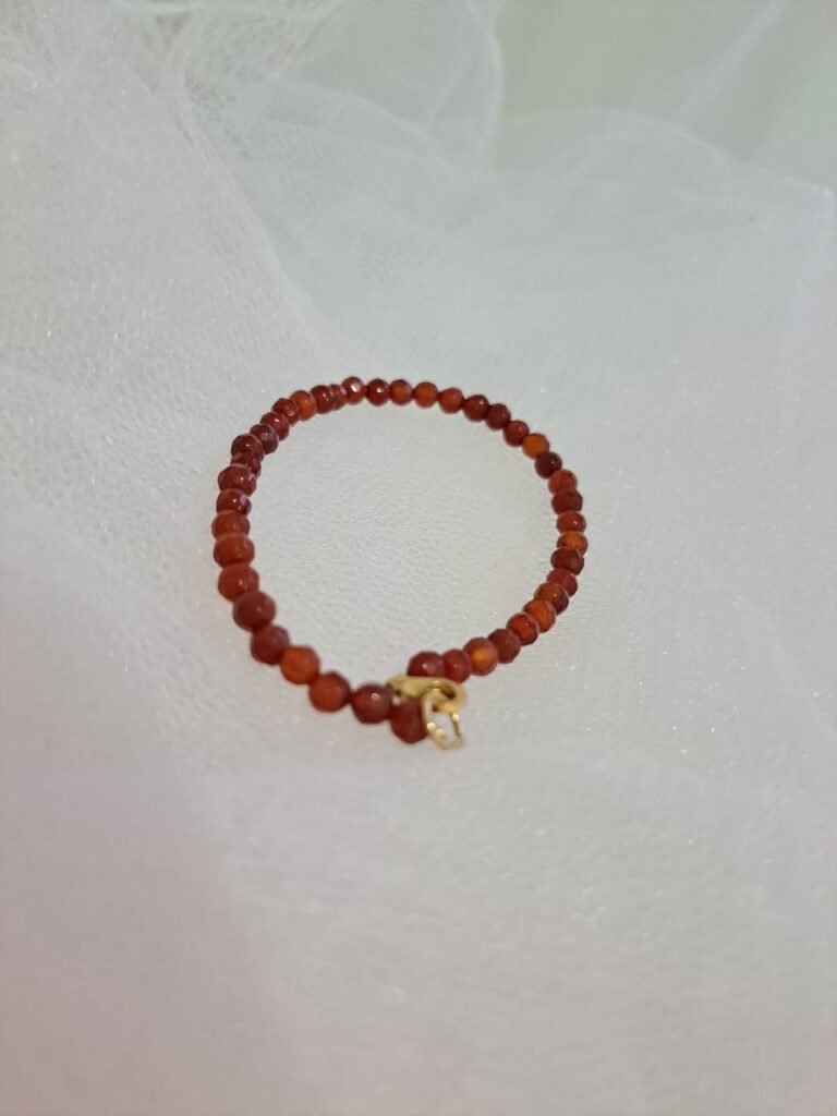 Pulseira de ágata fogo R$35